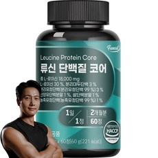 퍼니트 류신 단백질 코어 60g, 60정, 1개 - 실크아미노산파우더