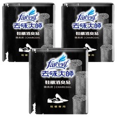 去味大師 鞋櫃消臭易 備長炭 2入組, 120g, 3組