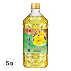 泰山 純芥花油，澳洲優質原料，不飽和脂肪酸92%以上, 1.5L, 5瓶