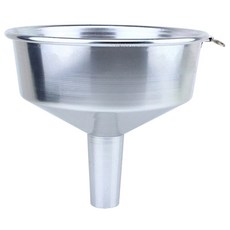 天大 鋁油漏, 廚房家用液體分裝器, 鋁製漏斗, 適用於油/醬油/醋, 易清洗, 1個, 直徑32cm
