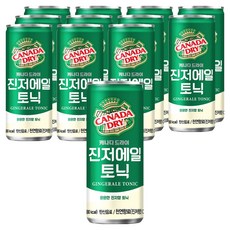 캐나다드라이 진저에일 토닉, 250ml, 12개