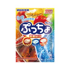 UHA 味覺糖 普超軟糖 綜合汽水味, 單顆包裝, QQ顆粒增加咀嚼感, 90g, 1袋