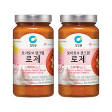 청정원 로제 스파게티소스, 600g, 2개