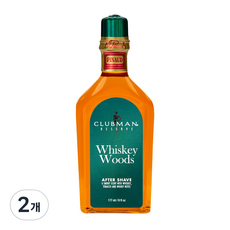 클럽맨리저브 위스키 우즈 에프터쉐이브, 177ml, 2개