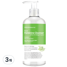 페디슨 퓨어 페미닌 알로에 & 콜라겐 여성 청결제 액상형, 300ml, 3개