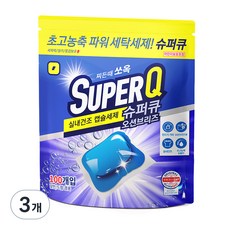 갓성비 슈퍼큐 실내건조 오션브리즈향 캡슐세제