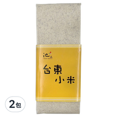 池上鄉農會 台東小米2包入 (300g/包) - 台東產地直送，口感Q彈，營養豐富, 2包