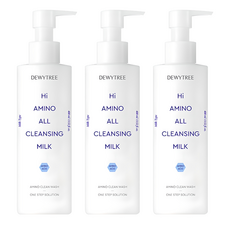 듀이트리 하이 아미노 올 클렌징 대용량 밀크, 400ml, 3개 3개, 400ml