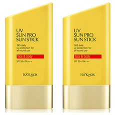 이자녹스 UV 선프로 클리어 점보 선스틱 SPF50+ PA++++, 30ml, 2개 30g, 2개