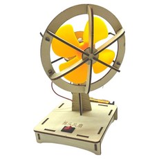 Life shop 科學教育DIY材料包 搖頭風扇 益智玩具 親子互動, 1入