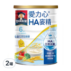 QUAKER 桂格 愛力心 HA麥精, 700g, 金盞花, 2罐