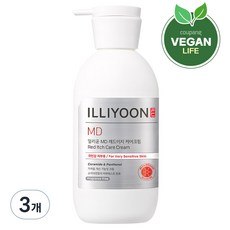 일리윤 MD 레드이치 케어크림, 330ml, 3개