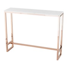 뷰티풀스페이스 대리석 화장대 CS-12 넓이 1000mm x 폭 300mm x 높이 750mm, 로즈골드프레임 아리스톤
