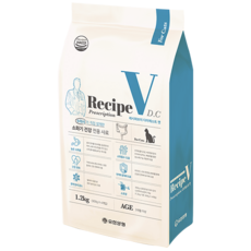 유한양행 Recipe V 고양이 처방식사료, 소화기능 개선, 1.2kg, 1개