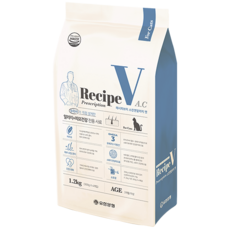 유한양행 Recipe V 고양이 처방식사료, 알러지+피모, 1.2kg,