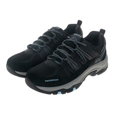 SKECHERS 女款 WATERPROOF 運動鞋, 天然皮革 紡織布 人造皮革, US 7, 180003BKBL