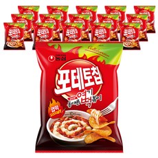 포테토칩 엽떡오리지널맛, 50g, 16개