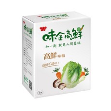 味全 高鮮味精 500g, 嚴選台灣契作蔬果原料製作, 原料通過農殘檢驗, 獨家日本造粒技術, 1盒