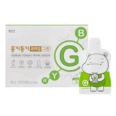 함소아 홍키통키 프라임 그린 유아홍삼, 15ml, 30개입
