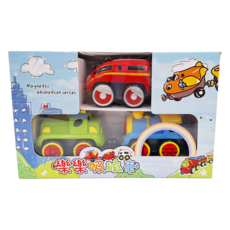 kidmate 孩子王 樂樂吸磁小火車, 12個月以上適用, 1組