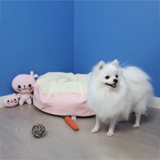 체리펫 강아지방석W 중형견용, 핑크