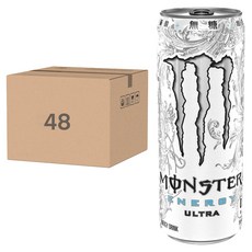 MONSTER ENERGY 魔爪 超越能量碳酸飲料 355mL 24罐, 零糖低熱量，含維生素B群、人參和牛磺酸, 48罐