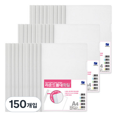Heemang 素色圓形搓板銼刀, 白色的, 150入