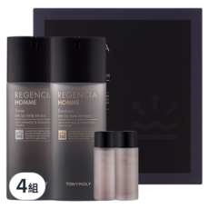 TONYMOLY Regencia Homme 男士護膚水乳4件組 Set，改善皮膚彈性，清爽柑橘氣息, 4組