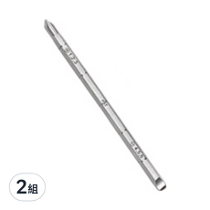 PANRICO 百利世 白金鋼雙頭起子頭, PH2 x 150mm, S2特殊合金鋼, 扭力可達230kg/cm², 2組
