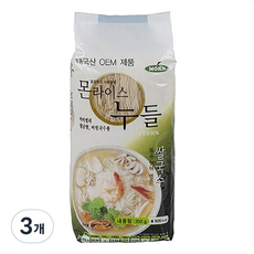 몬 라이스누들 비빔국수용, 250g, 3개