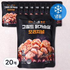 한끼통살 그릴드 닭가슴살 오리지널 (냉동), 100g, 20개