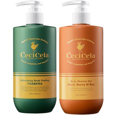 쎄씨쎌라 바디필링 500ml + 블랙베리앤베리 바디 샤워젤 500ml 세트, 1세트