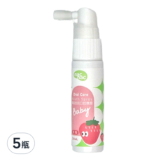 nac nac 護齒含鈣口腔噴霧 草莓, 20ml, 5瓶