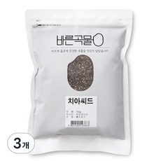 바른곡물 치아씨드, 750g, 3개