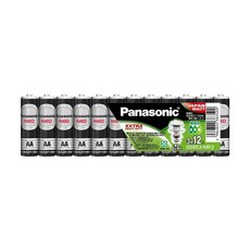 Panasonic 錳乾電池 3號 黑色, 12顆, 1組