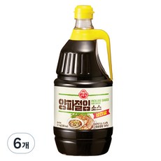 오뚜기 삼겹살 양파절임 소스, 2.1kg, 6개