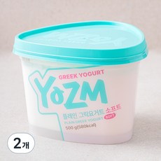 요즘 플레인 그릭요거트 소프트, 500g, 2개