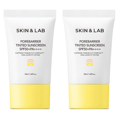 SKIN&LAB 毛孔屏障有色防曬乳 SPF50+ PA++++, 50ml, 2個