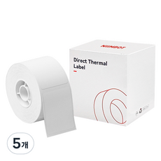 NIIMBOT B21 B1專用印表機標籤紙 白色 50*30mm 230張, 5個