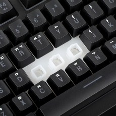 앱코 HACKER K150 텐키리스 레인보우 LED 게이밍 멤브레인 유선 키보드 - 이미지 6