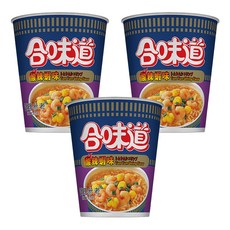 CUP NOODLE 合味道 酸辣蝦海鮮味杯麵, 3入