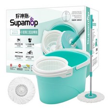 Supamop 好神拖 手壓獨立籃旋轉拖, 1組