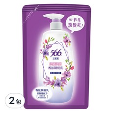 566 抗菌香氛潤髮乳 小倉蘭 補充包, 專櫃級奢華香氛, 溫和滋潤頭髮, 抗菌抗屑成分, 打造頭皮健康環境, 580g, 2包