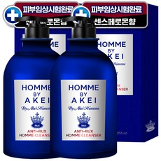  아케이 옴므 안티럭스 올인원 쿨링 남성청결제 2개 550ml  상품 이미지