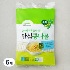 풀무원 안심 콩나물, 6개, 360g