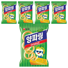 농심 양파링, 130g, 5개 155g, 5개