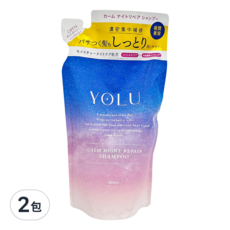 YOLU 寧靜修護保濕洗髮精補充包 橙花+牡丹 400ml 2包