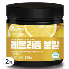 조은약초 레몬과즙 분말, 300g, 2개