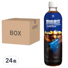 統一 咖啡廣場 調合式冰咖啡, 經典焦糖風味, 甜而不膩, PET瓶裝, 600ml x 24入, 24瓶