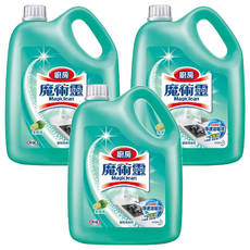 Kao 花王 Magiclean 魔術靈 廚房清潔劑 桶裝 清除污垢 輕鬆便利 除菌效果高, 3.8L, 3桶